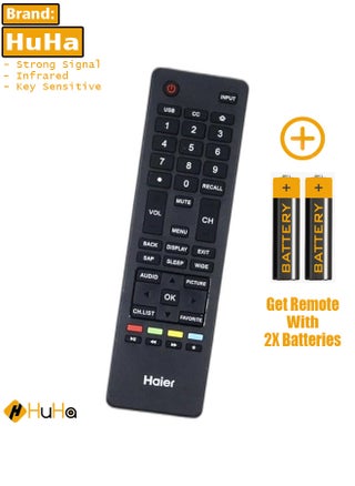 New Replacement Remote Control, Remote Control Fit, Universal Remote Control Compatible with Haier LED TV LE58F3281 32D3000 LE32M600M20 32F32200 24M600M80 65D3550 39M600M80 40D3500M - pzsku/ZC9533CB78218FD6063B2Z/45/_/1731297986/f56c7164-2141-489e-9a61-acc4ceb5e8c7