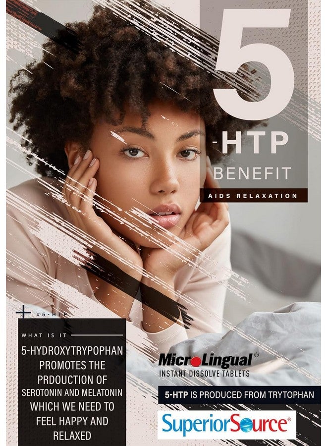 Superior Source 5-HTP 50 mg - Natural Supplement Aids Restful Sleep & Neurotransmitter Functions - Brain Health & Function Support - 5-Hydroxytryptophan Supplement - 60 Instant Dissolve Tablets - Image 4