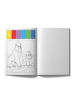 Pick and Paint Coloring Activity Book For Kids: Zoo World  - Image 2