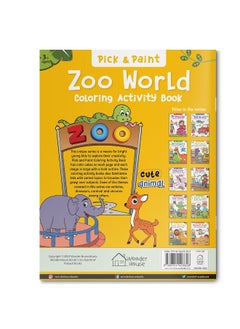 Pick and Paint Coloring Activity Book For Kids: Zoo World  - Image 5