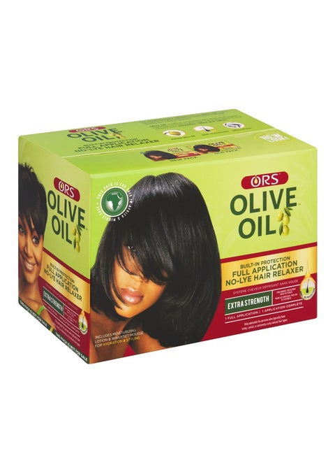 Olive Oil Built-In Protection Full Application No-Lye Hair Relaxer Extra Strength