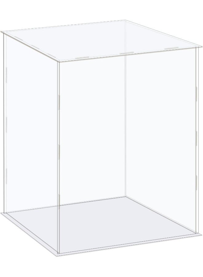 TPGP Acrylic Display Case Box Clear Dustproof Protection Showcase 31X31X36Cm For Collectibles Display - Image 1