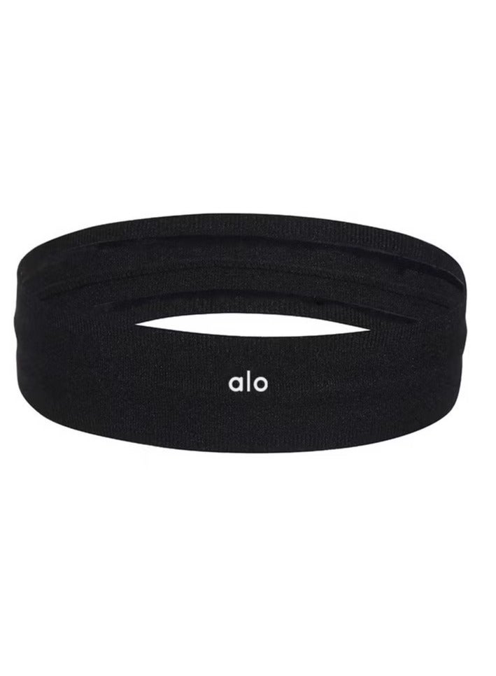Alo Yoga Alo Yoga Headband Elastic Exercise Headband Fitness Outdoor Sports Non-Slip Adhesive Headband 4-Piece Set  - Image 5