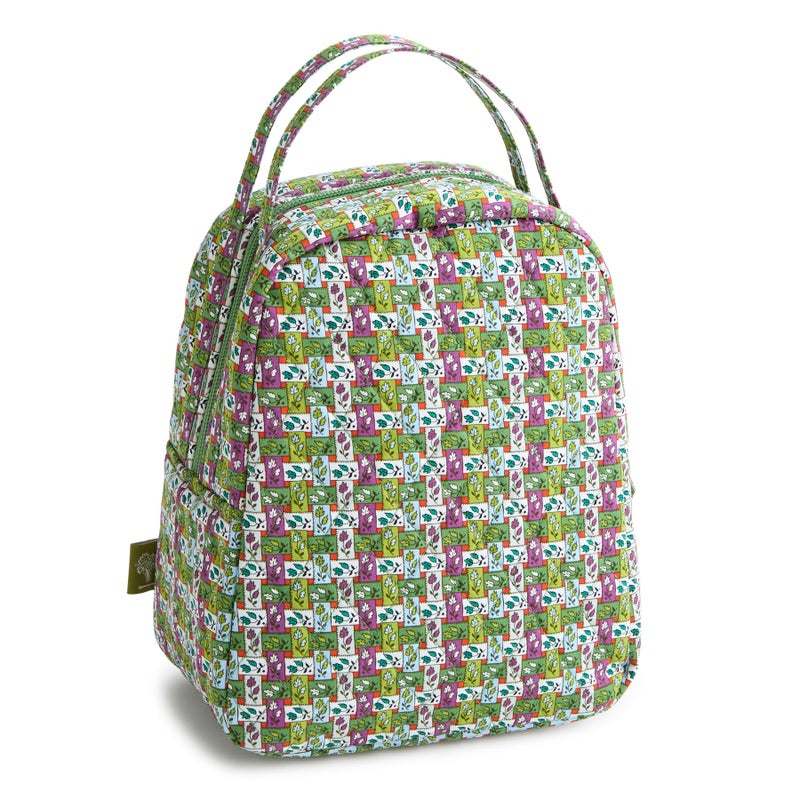 Vera Bradley Premium Cotton Lunch Bag  Ribbon Plaid  One Size - Image 2