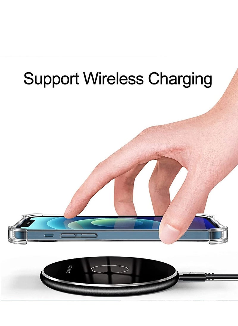 إيف (1+2 قطعة) متوافق مع حافظة iPhone 14 Pro، واقي شاشة من الزجاج المقسى، غطاء شفاف شفاف لجراب Apple 14 Pro (IPhone14 Pro) - Image 4