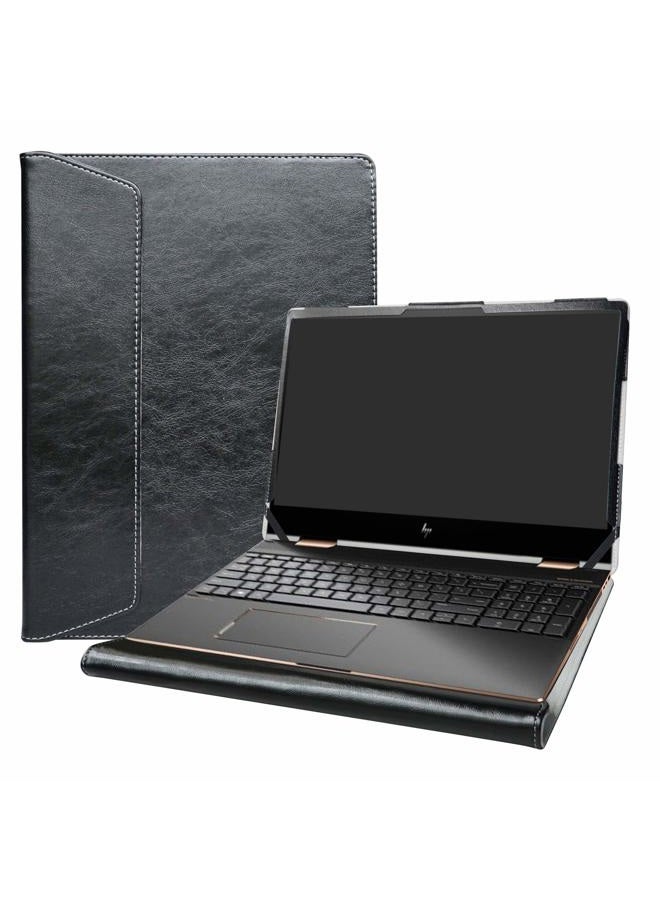 Alapmk Protective Case for 16 inch Lenovo ThinkPad E16 Gen 2 & 15.6 inch HP Envy x360 15 15M-dsXXXX 15M-drXXXX/HP Chromebook 15 15-deXXXX Laptop[Not fit Envy X360 15-cnXXXX 15-apXXX],Black