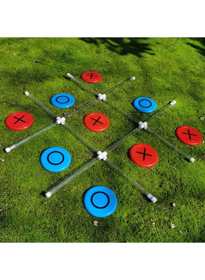 Outdoor Games Giant Tic Tac Toe Games, Yard Lawn Toss Games with Light, Glow in Dark Backyard Games for Family Adults and Kids (3ft x 3ft) - Image 4