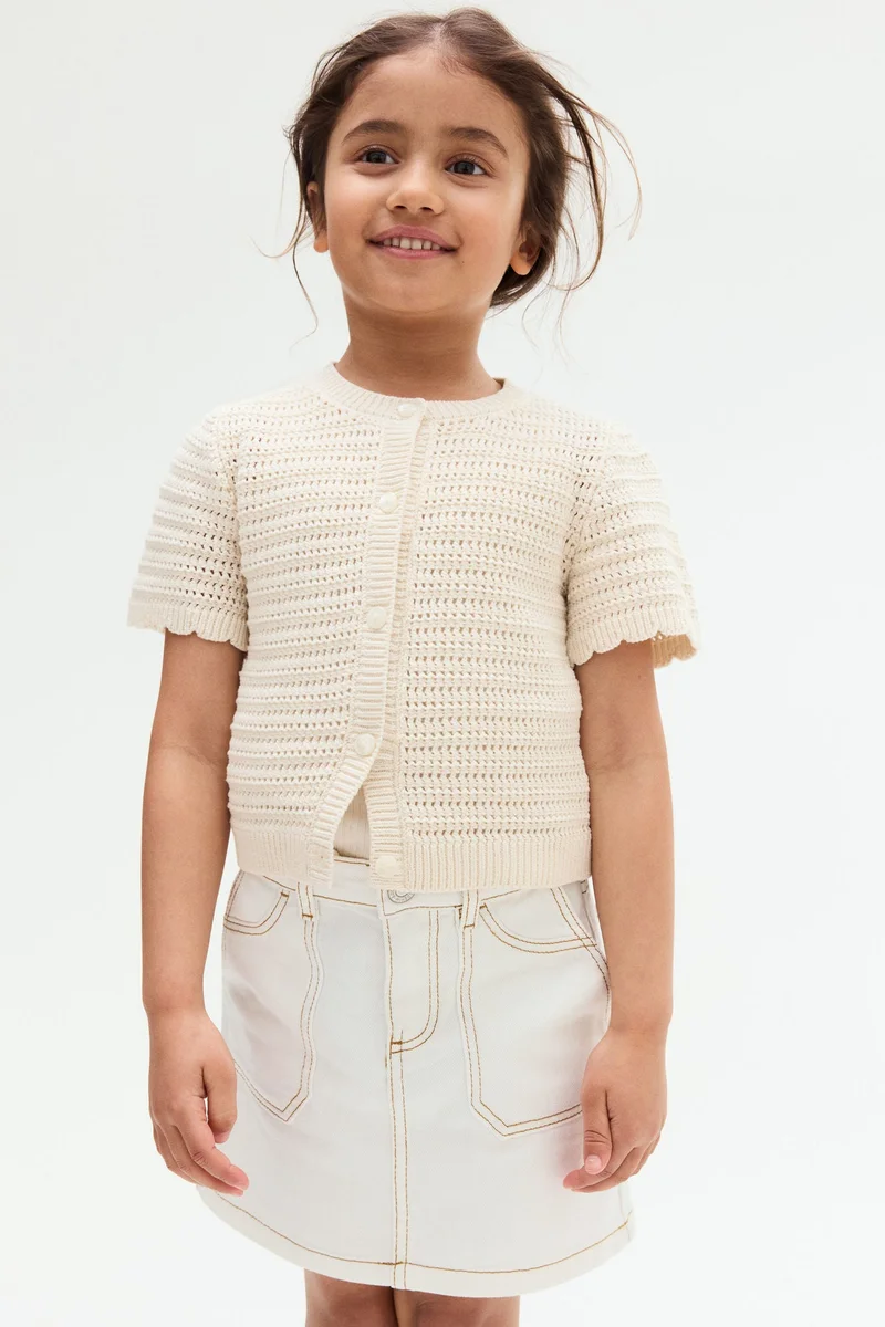 H&M Cotton twill skirt