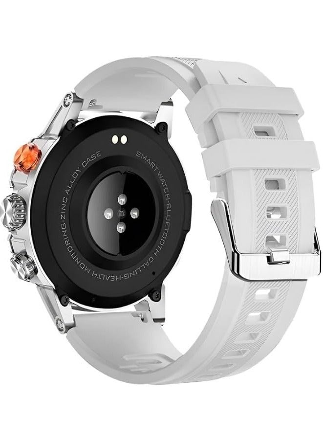 هوكو ساعة ذكية Y20 مقاس 1.53 بوصة بشاشة تعمل باللمس TFT وبلوتوث 5.1 إصدار المكالمات ومراقبة معدل ضربات القلب والأكسجين في الدم ومقاومة للماء ساعة ذكية رياضية - فضي. - Image 2