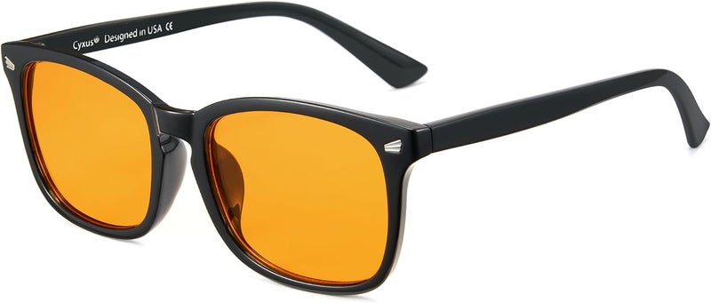 Gaming Glasses for Men Women Blue Light Glasses for Computer Screen Reduce Eye Strain Sleep Better 8082 - Image 1