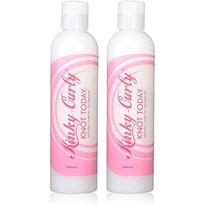 Kinky Curly KNOT TODAY LEAVE IN CONDITIONER/DETANGLER - (2 PACK OF 8 OZ)