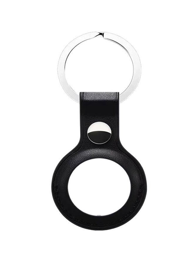 Generic - Leather Protective Case, AirTags Loop Holder Airtag Keyring Cases Air Tags Protective Cover Airtag Key Chain Loop Holders - Image 1