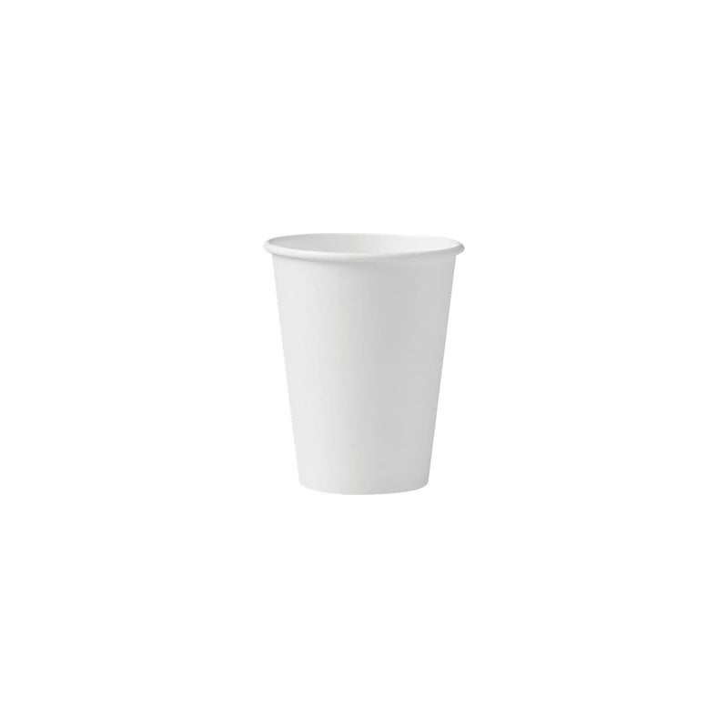 Solo Paper Hot Cup  12 oz.  White  50 Cups/Pack (412WN-2050)