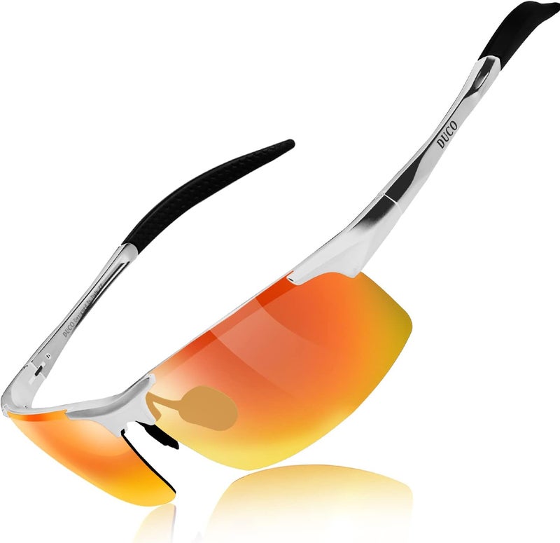 Duco Mens Sports Polarized Sunglasses UV Protection Sunglasses for Men 8177s - Image 1