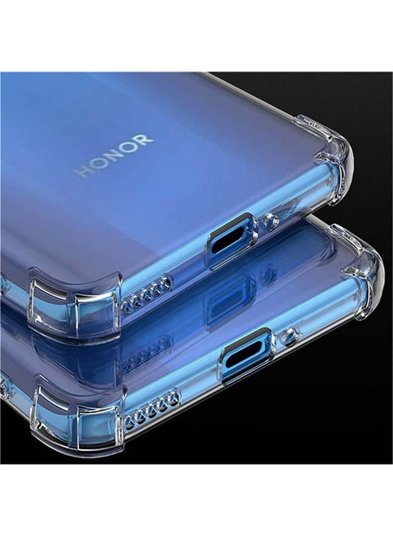 Theodor Honor 50 Lite Clear Case, Shock-Absorption TPU Cell Phone Cover with Reinforced Corners, Soft Flexible & Crystal Clear Protective Bumper Case - Image 3