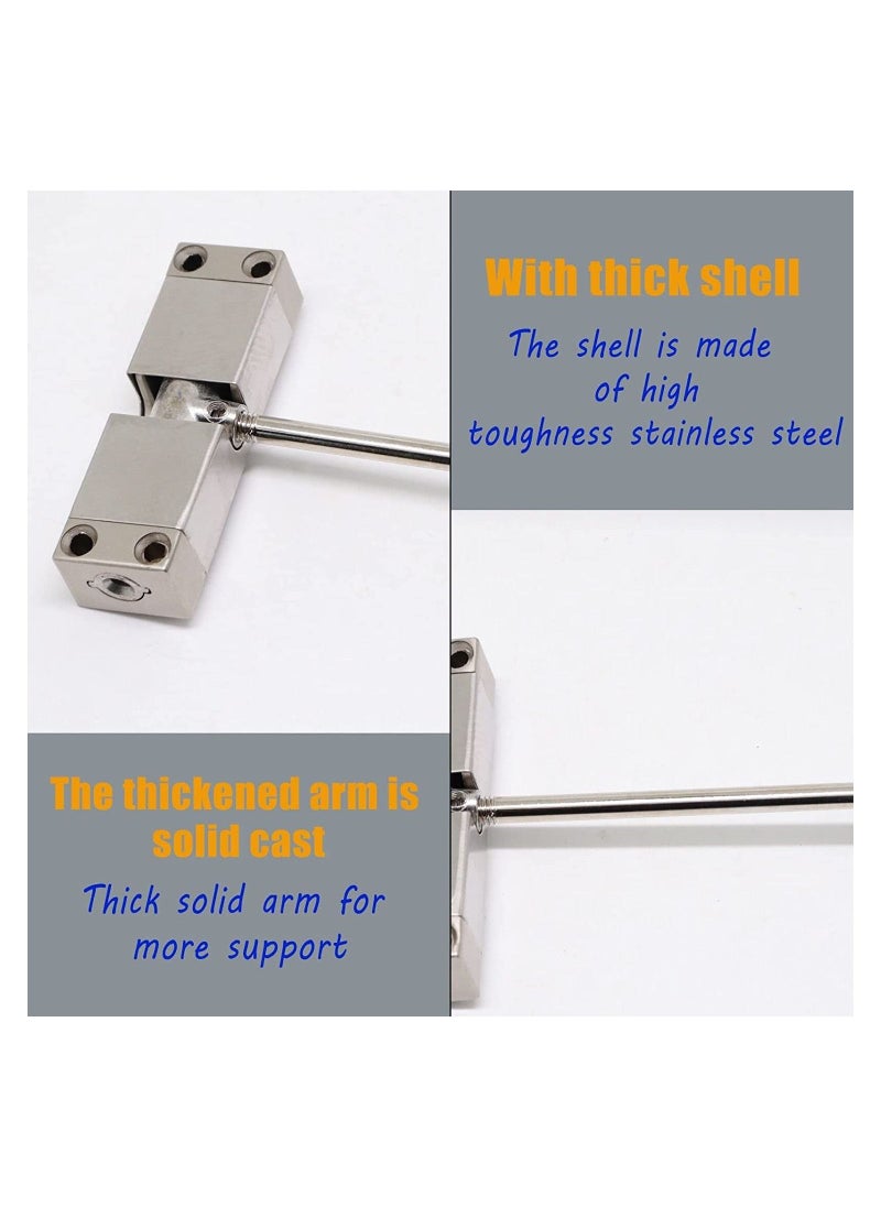 Generic Safety Spring Door Bolts Automatic Door Lock, Adjustable Locking Door Hinge for Home  - Image 3
