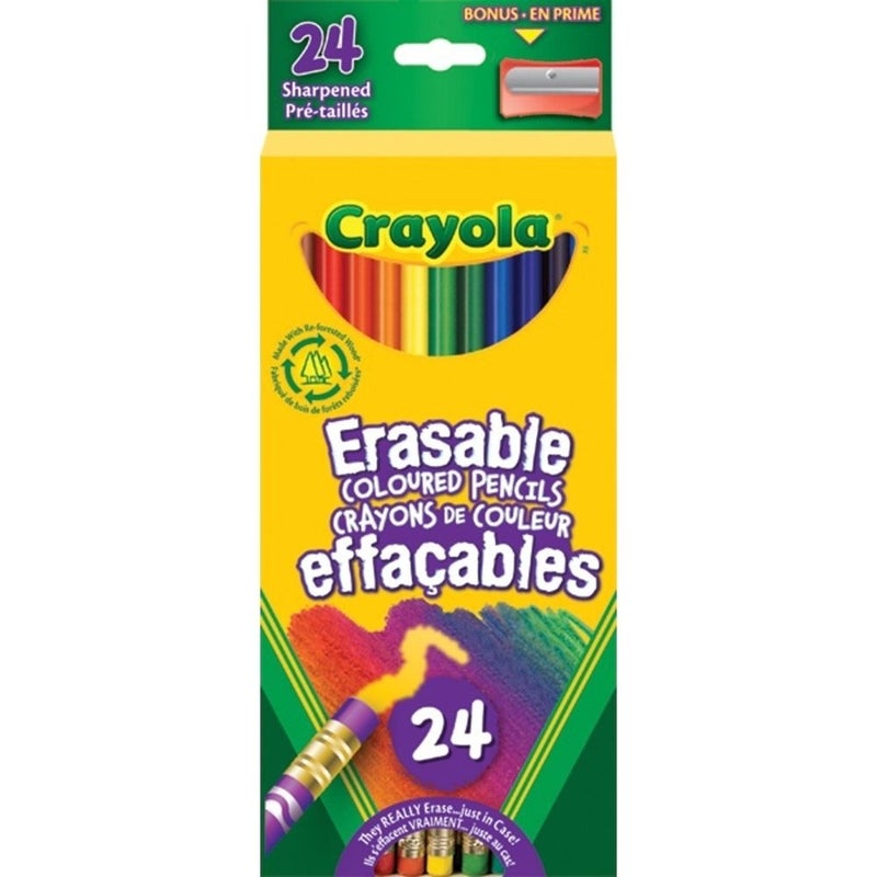 Crayola KS Crayola 24 Erasable Colored Pencils - Image 2
