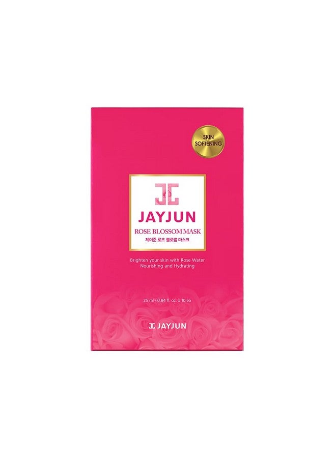 چايچون چاي چاي قناع زهرة الورد من JAYJUN، عبوة من 10 أوراق، 0.84 أونصة سائلة، 25 مل، وردي، مرطب، مشرق - Image 2