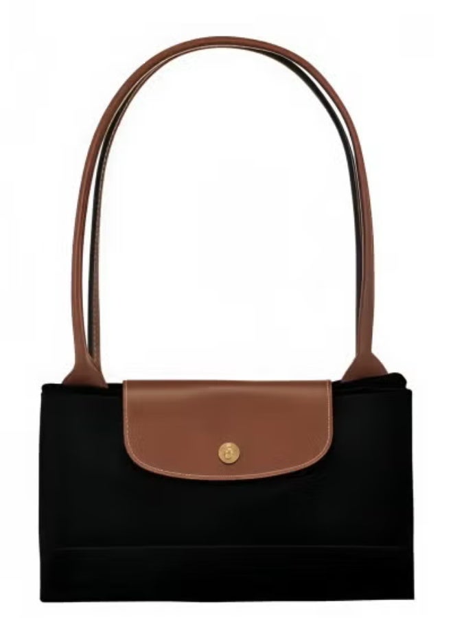 Longchamp Women's Medium Handbags, Tote Bags, Shoulder Bags, Forest Black Classic Style - Image 5