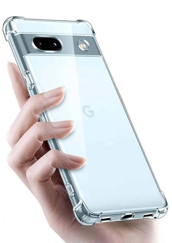 SPAZY CASE® Google Pixel 8a Back Cover | Protective Soft Transparent Shockproof Hybrid Protection Back Case Cover for Google Pixel 8a - Image 2