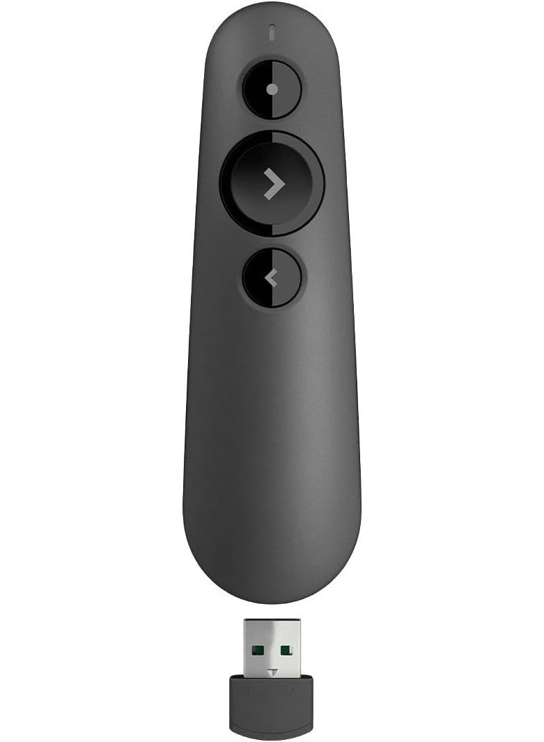 جهاز تحكم لاسلكي بالعروض التقديمية – بتقنية البلوتوث وUSB – مدى طويل وأزرار قابلة للتخصيص وبطارية ذكية تدوم حتى عام كامل - Image 1
