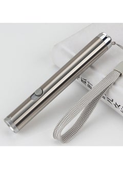 NIBEMINENT Metal Multifunctional Cat Toy - 2-in-1 Laser Interactive Wand  - Image 1