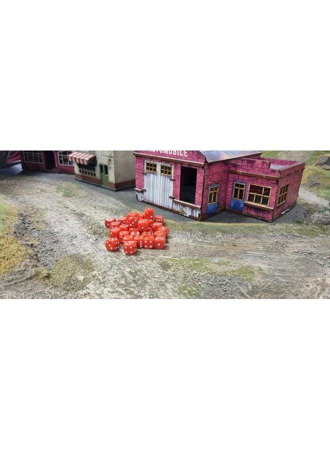 Warlord Games 30x D6 Dice Pack | 10mm Classic Red Spot Six Sided Dice Set | for Classic and Professional Tabletop Dice Games - Image 2