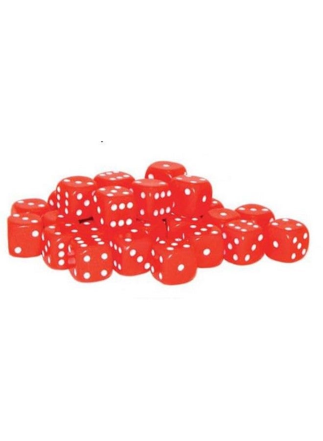 Warlord Games 30x D6 Dice Pack | 10mm Classic Red Spot Six Sided Dice Set | for Classic and Professional Tabletop Dice Games - Image 1