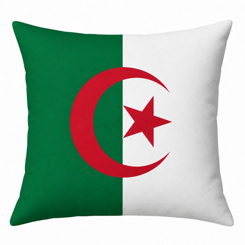 World Cup Fan Pillow Cover with National Flag Print - Modern and Stylish Sofa Cushion for Living Room &  Bedroom