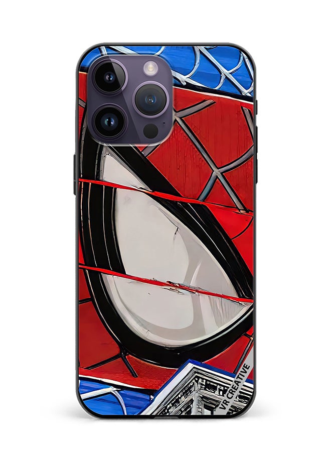 VR CREATIVE Protective Case Cover For Apple iPhone 15 Pro Spiderman Design Multicolour - Image 1
