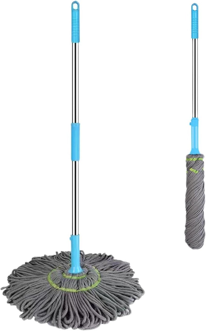 Suicune SelfWringing Twist Mops for Floor Cleaning Microfiber Floor mop with Long Handle Easy Wringing Mop for Hardwood Commercial Household Clean - Image 1