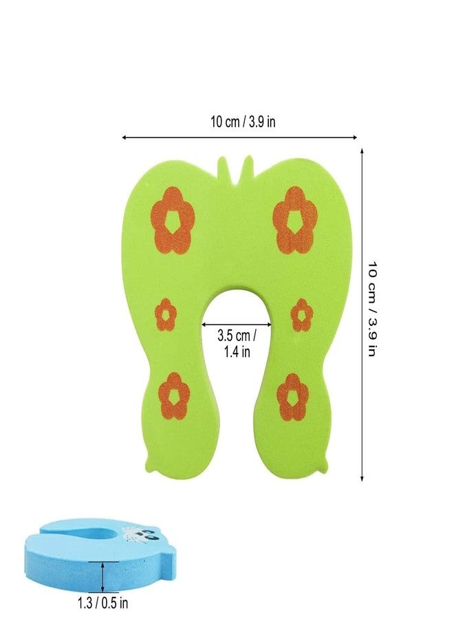 DORMICO Finger Pinch Baby Child Kid Pet Guard Protector Cartoon Animal Design Unbreakable Foam Door Slamming Stopper Prevents Getting Locked in Room Baby Proofing (Pack of 6) - Image 3