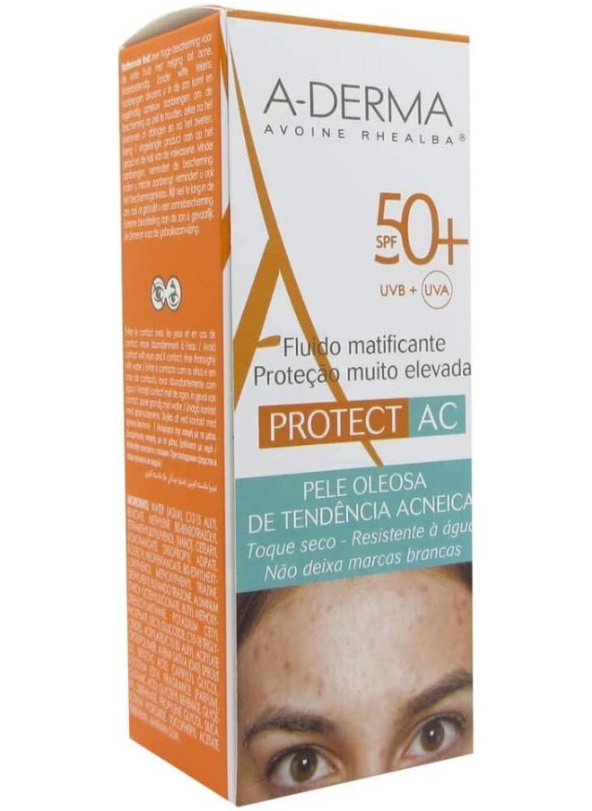 Protect Ac Mattifying Fluid Very High Protection Spf50+ 40Ml