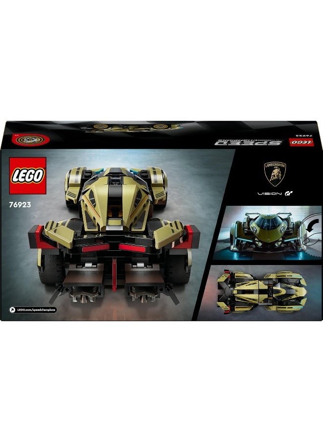 LEGO - LEGO Speed Champions Lamborghini Lambo V12 Vision GT Super Car 76923 Building Toy Set (230 Pieces) - Image 1