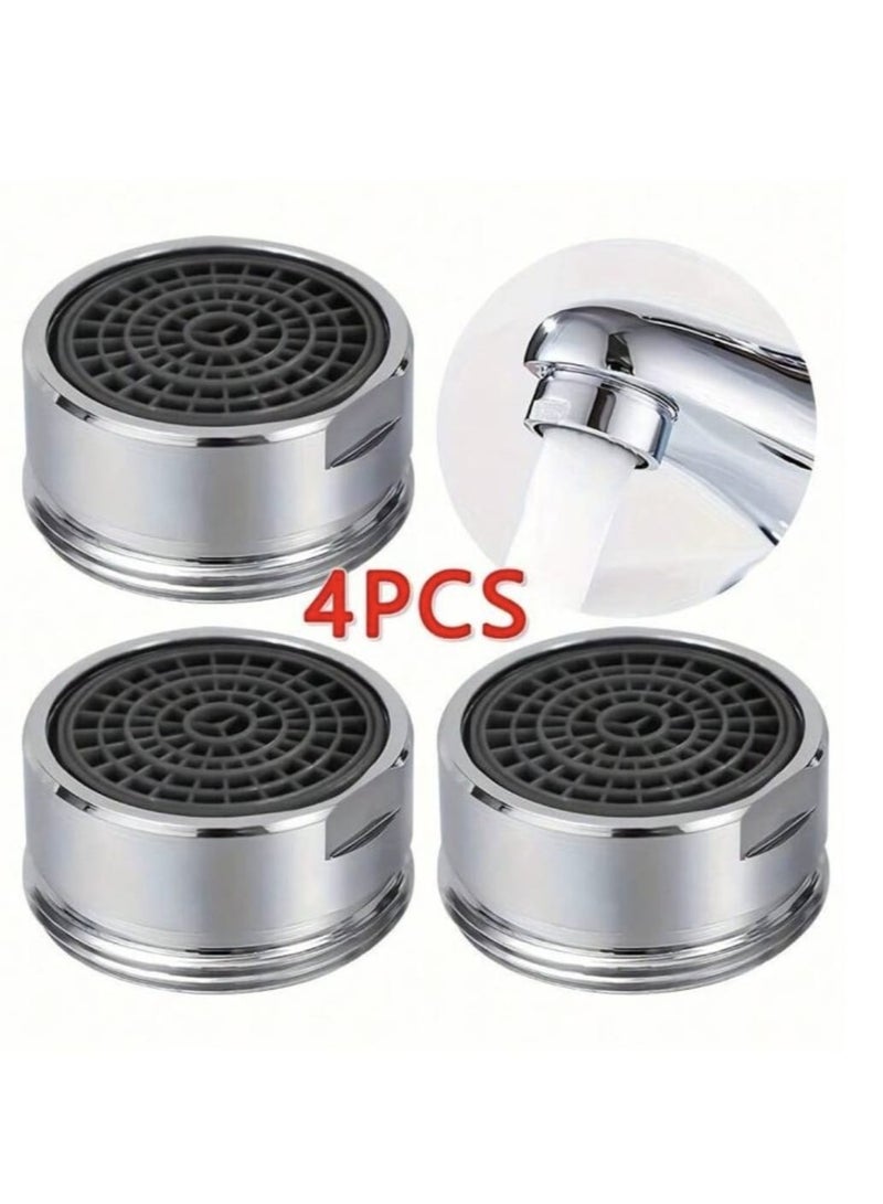 4قطع فوهات صنابير توفير المياه - قابلة للاستبدال بالسلك، مضادة للترسيب، منقي فوهة صنابير المطبخ والحمام مع تركيب سهل - مصنوعة من مواد أخرى - Image 1