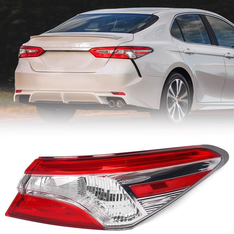 Huray Tail Light Assembly for Toyota Camry 20182020 LE L SE Tail Lamp Replacement 8156006720 Passenger Side Right