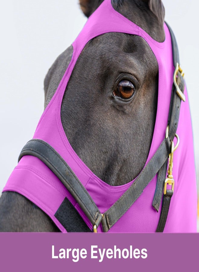 Resistance Horse Hood Slinky Lycra Zippered Mane Braid Shoulder Guard - Horse Sleazy Slickers Care Sheet - Image 2