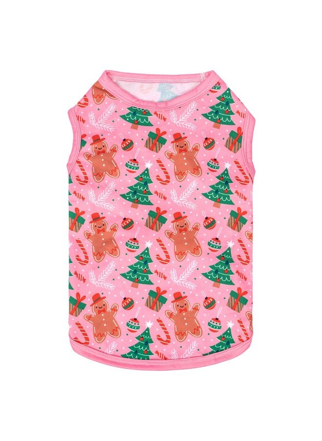 CuteBone - CuteBone Dog Christmas Shirts 2-Pack Soft Pet Clothes Breathable Summer Vest for Small Puppy and Stretchy Cat Apparel 2BX16XL - Image 1