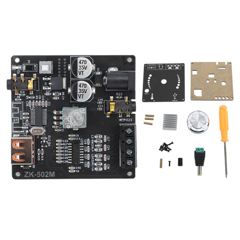 Bluetooth Power Amplifier Board 12V 15V 19V 24V 2 Channel Stereo Sound Receiver Amplifier Board Module for Speakers - Image 1