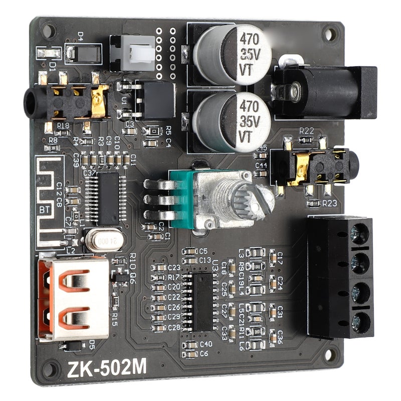 Bluetooth Power Amplifier Board 12V 15V 19V 24V 2 Channel Stereo Sound Receiver Amplifier Board Module for Speakers - Image 3