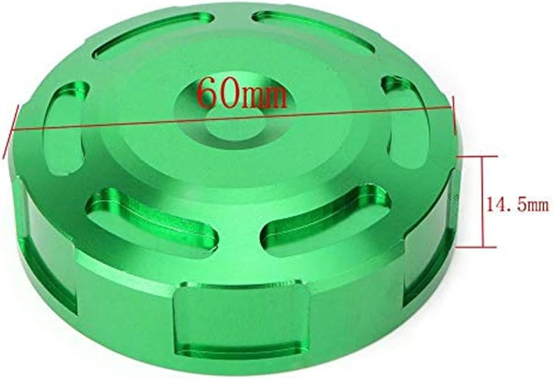 QASULER Front Brake Fluid Reservoir Cap - Blue - Image 2