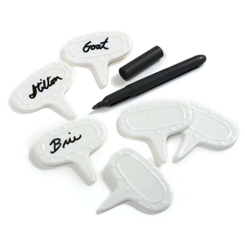 Norpro Norpro 347 Cheese Marker Set with Pen 7PieceWhite