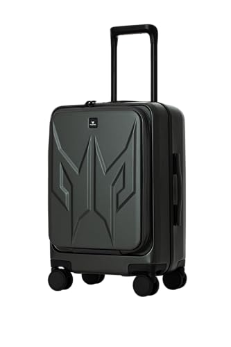 Acer Predator Street-Style Carry-on 20-Inch Carry-On Luggage Laptop Bag | Silent Dual-Row Wheels | Front-Opening Design | Laptop and Tablet Compartment | TSA Approved Lock | Matte Gray - Image 1
