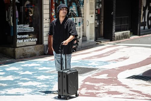 Acer Predator Street-Style Carry-on 20-Inch Carry-On Luggage Laptop Bag | Silent Dual-Row Wheels | Front-Opening Design | Laptop and Tablet Compartment | TSA Approved Lock | Matte Gray - Image 3