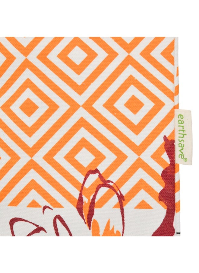 earthsave Earthsave All Purpose Tote Bags | Printed Organic Multipurpose Cotton Bags | Cute Hand Bag for Girls | Best for College, Travel | Reusable Shopping Bag | Eco-Friendly Tote Bags  - Image 5