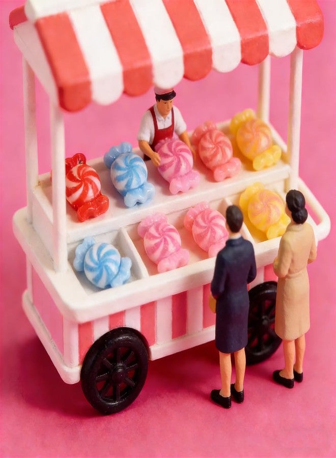 Luckforest Miniature Resin Candy, 120 Pcs 6 Colors Mini Candy Food Models for Dollhouse Decor DIY Crafts Mini Kitchen Micro Landscaping Decoration - Image 5