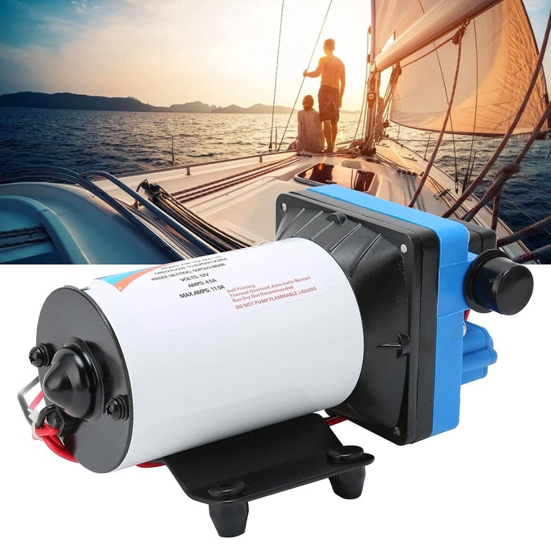 klarako مضخة غشاء كهربائية سعة 15 لتر، مضخات مياه، قطع غيار وإكسسوارات، مضخات مياه قوية مع إعادة تشغيل تلقائي لغسالة الضغط العالي [F42-102-055-101 (12V)] - Image 2