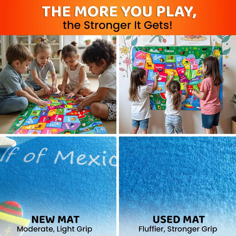 Quokka Usa Felt Board For Kids 3-5 Years Old - Social Emotional Preschool Learning Activities For Ages 3-5 - Educational Flannel Toy Speech Therapy Gift - Image 4