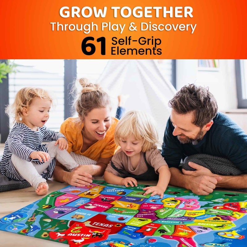 Quokka Usa Felt Board For Kids 3-5 Years Old - Social Emotional Preschool Learning Activities For Ages 3-5 - Educational Flannel Toy Speech Therapy Gift - Image 3