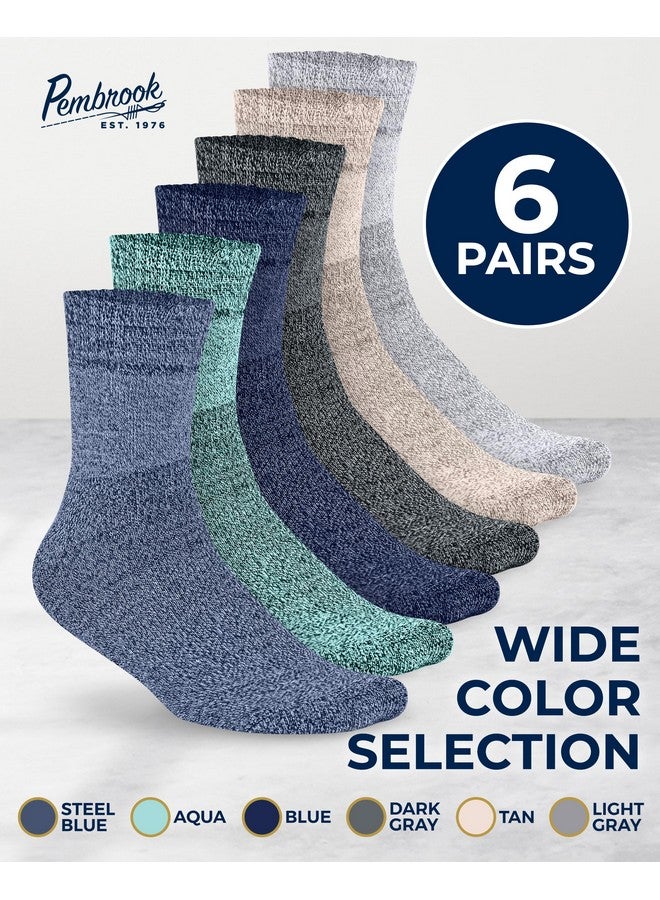 Pembrook Pembrook Bamboo Viscose Diabetic Socks for Women & Men - 6 Pairs Ankle Socks for Swollen Feet | Neuropathy Socks | Mens Diabetic Socks | Black, White, Beige, Aqua, Blue, Navy - Image 5